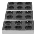thumbnail image 1 of 3pcs Porcelain Spot Plates For Chemical Experiment Porcelain Spot Reaction Plate For Laboratory Scientific Experiment Spotting Reaction Plate (6 Wells), 1 of 9
