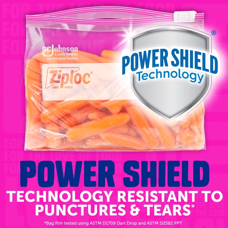 Ziploc Slider Gallon Food Storage Bags, 40 Count with Power Shield photo 2