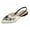 Black, variant on Womens Embroidered Slingback Flat Sandals Pointed Toe Comfortable Casual Summer Shoes Beige
