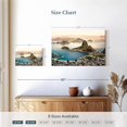 thumbnail image 3 of Elephant Stock Breathtaking Rio Coast Wall Art - Horizontal Canvas Wall Art - Living Room Wall Decor - Places Canvas - Teal And White Decor - 12" x 8", 3 of 4