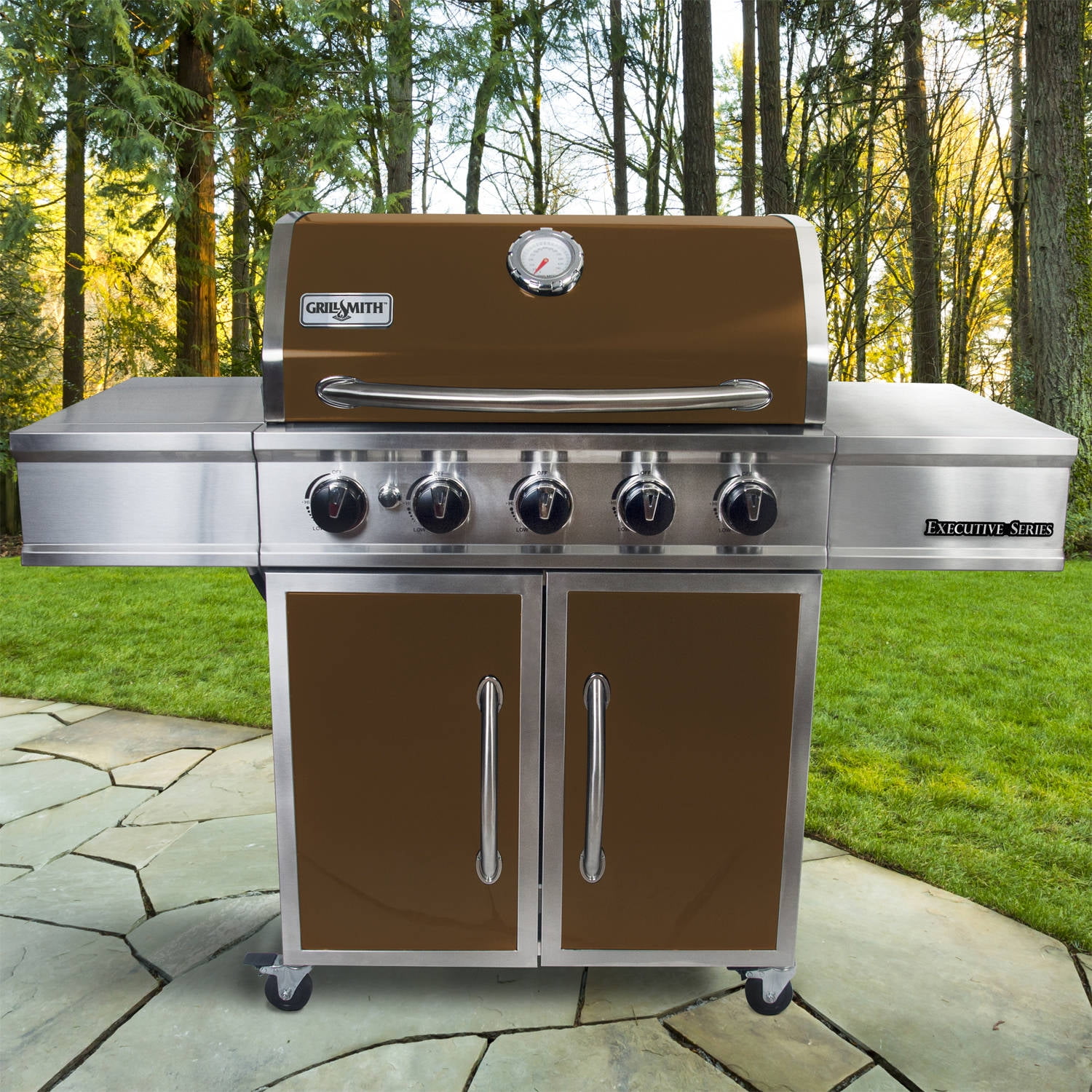 GrillSmith Executive Series 5Burner Premium Gas Grill Walmart