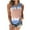 A-Blue, variant on Women's Tank Tops, Summer Sleeveless Crew-Neck Sequin Sparkle T-Shirts, Fashion Loose Fit Tunic Side Split Vests Tops, Oversized Casual Camisole Tanks Tees for Women (S-5XL)