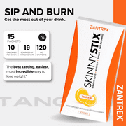 Zantrex SkinnyStix – Energy Support Drink Mix, 15 Packets, Tangerine Flavor