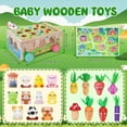 thumbnail image 4 of Juguete Montessori Wooden Farm KMTJT para bebés de 12 a 18 meses, 4 of 6