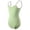 Jumpsuits 4#Green, variant on WAYUTE Girls Jumpsuit Stretchy Fit Bodysuit Brallet Dance Performance Solid Color Seamless Leotard for Toddler Kids Youth Summer Outfits