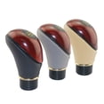 thumbnail image 4 of ADDHAT Pomo De Cambio Para En Cuero Artificial Y Madera De Durazno Elegante Y Fácil Instalación, 4 of 7