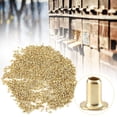 thumbnail image 1 of Beekeeping Eyelets Set,Brass Beehive Frames Eyelets Beehive Threading Hole Eyelets Beehive Box Wiring Support Beekeeper  Hive Beekeeping Tools for Bee Frames, 1 of 7