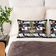 thumbnail image 3 of Pofeuu Pineapple With Black Glasses Print Satin Pillowcase for Hair and Skin Pillow Cases, Silk Pillow Cases, Soft Cooling Pillow Covers, 20x30 Inches（Pillow core not included）, 3 of 7
