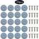 thumbnail image 5 of SL.GT Deslizadores redondos de teflón para muebles, con tornillos, 20 piezas, deslizadores de teflón para muebles, deslizadores de silla con clavos, deslizadores de teflón, 22 mm, 5 of 5