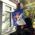 thumbnail image 2 of Fawn Cardigan Corgi USA American Flag Canvas House Size, 2 of 5