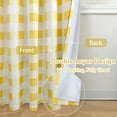 thumbnail image 2 of DriftAway Buffalo Plaid Check Curtains&nbsp;Blackout Room Darkening Thermal Insulated Yellow Buffalo Checkered Window Drapes for Farmhouse Bedroom Living Room Grommet Curtain 2 Panels 84 Inch Long, 2 of 8