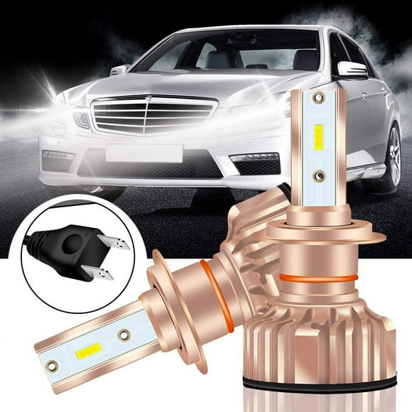 For H7 6000K White High Output LED Head or Fog Light Conversion Kit