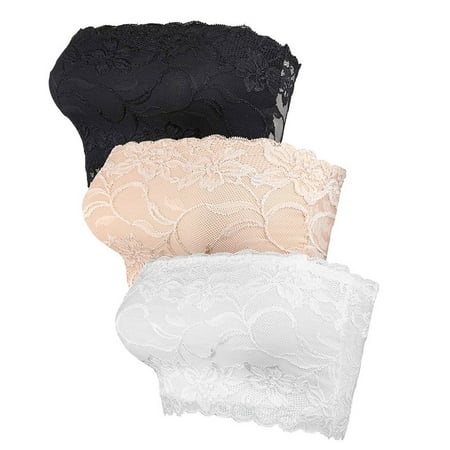

XHJUN Women s Strapless Wireless Bras Everyday Bra Bra Comfortflex Comfort T-Shirt Bra Lace 3Pc Full-Coverage Bralette
