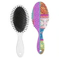 thumbnail image 2 of Boho Chic Vintage Hair Styling Tool - No-Pull Comfort Brush, 2 of 5