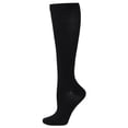 thumbnail image 1 of Aocisk Women's Solid Athletic Compression Leg Socks for Sports Performance and Calf Support Black L, 1 of 2
