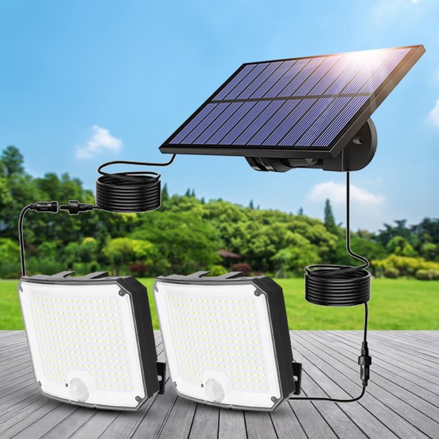 Camino decorativo Paisaje Luces LED Solar Split Tipo para Home Garden (C)