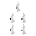 thumbnail image 2 of QualitChoice Sculpture de Fantômes d'Halloween Effrayants - Adaptée pour la Décoration Intérieure et Extérieure Résine Unique Blanc 5Set, 2 of 6