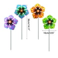 thumbnail image 4 of Wrought Iron 4 Color Flower Garden Stake Decorative Sign Ornament Art Crafts, 4 of 8