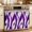 DarkViolet, variant on Orange Morocco Oven Curtain with Tie Top,Oven Skirt Curtain for Kitchen,Geometric Leaf Diamond Lattice Abstract Under OvenCover Panel for Dust & Grease,Apartment RV Cabinet Curtains 27''x20''