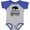Baseball Heather and Royal, variant on Inktastic Little Brother Native Buffalo Boys Baby Bodysuit