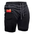 thumbnail image 2 of Gimnasio Short Con Licra Deportiva 2 En 1 Hombre Correr, 2 of 8