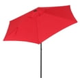 thumbnail image 2 of Mainstays Outdoor 7.5' Red Round Market Patio Umbrella, Push-up, 3-Angle Tilt, 2 of 6