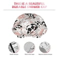 thumbnail image 4 of Cow Print Cowboy Hat Boots Flower Shower Cap, Reusable Bath Hair Hat for all Hair Lengths Hair Cover with Elastic Band Double Waterproof Layers Bathing Hat, 4 of 5
