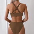 thumbnail image 6 of Bikini Set for Women Sporty Two Piece Swimsuit High Waisted Bottom Tummy Control Bathing Suit Comfortable Swimwear for Beach Activities Vacation Pool Party, 6 of 7
