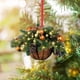 thumbnail image 1 of onlyliua Buscador de Regalos Colgante de Cesta de Flores Adornos para Árbol de Navidad para El Hogar Colgante de Madera 8 Cm, 1 of 6