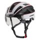 thumbnail image 1 of Casco de seguridad Casco de bicicleta de montaña, cascos de ciclismo con gafas magnéticas desmontables y luz trasera, 1 of 8