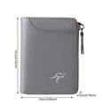 thumbnail image 2 of Stylish RFID Blocking Wallet - Secure Card Holder Leather Billfold - Functional Zipper Purse for Everyday Use Fashionable Accessory, 2 of 3