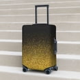 thumbnail image 5 of Uemuo Gold Glitter Gradient Printed Washable Luggage Cover - Fashion Suitcase Protector Fits 18-32 Inch Luggage -Small, 5 of 9