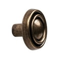 thumbnail image 5 of Mainstays 1-3/16" Traditional Cabinet Knob, Antique Brass, 2 Pack, 5 of 6