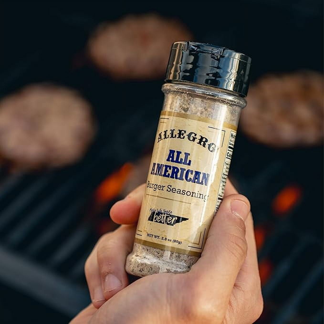 (2 pack) Allegro All American Burger Seasoning, 2.8 oz