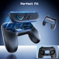 thumbnail image 2 of HEYSTOP Grip Compatible with Nintendo Switch 2 Joy-Con, 3 Pack, Wear Resistant Game Switch 2 Controller Handle Case Kit for Nintendo Switch 2 Joy Con, Black, 2 of 7