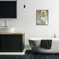 thumbnail image 5 of Stupell Industries Modern Bathroom Sink Shower Multicolor Acrylic Painting Framed Wall Art Design by Melissa Wang, 24" x 30", Black Framed, 5 of 5
