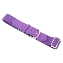 TABLZONE Elastic Sports Belt for Youth Purple Adjustable Fit for Baseball Softball
