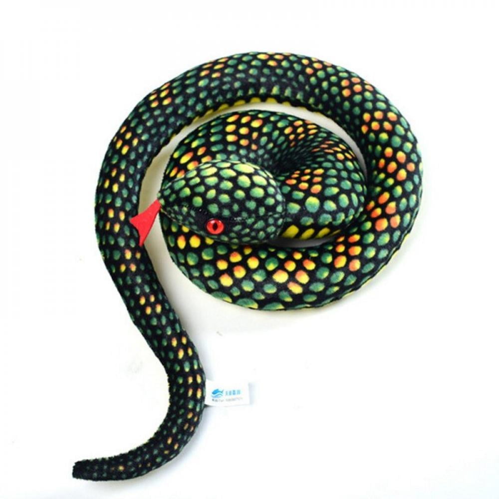 Brown and Black Spotted Snake Plush Toy By Ganz 35" 