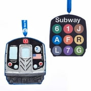 Kurt Adler MTA NYC Transit Subway Christmas Ornament
