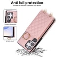 thumbnail image 5 of ELEHOLD Wallet Case for Samsung Galaxy S24+ with Strap, Shockproof PU Leather Flip Kickstand Ring Holder Card Slot Anti-Scratch Non-Slip Protective Carry Case,Pink, 5 of 8