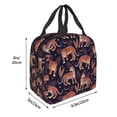 thumbnail image 3 of Easygdp Leopard Print Bolsa Térmica Premium - Tela Oxford Impermeable, Gran Capacidad, Bolsillo Frontal, Unisex para Trabajo, Escuela, Actividades al Aire Libre y Picnics, 3 of 8