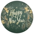 thumbnail image 3 of Ryvnso Happy New Year Round Plate Mats Dining Table Placemat Set of 4 for Holiday Decoration, 3 of 7