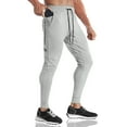thumbnail image 4 of BROKIG Men's Relaxed Gym Jogger Pants,Lightweight Workout Running Sweatpants with Pockets (XX-Large, Light Grey), 4 of 9