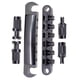 thumbnail image 1 of Conjunto de puente de pieza trasera de guitarra eléctrica, barras de tope de sillines con para piezas Negro Yuyangstore Puente de guitarra eléctrica, 1 of 7