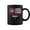 Black, variant on Firefighter Heartbeat Usa Flag Us Fire Fighter Fireman Coffee Mugs
