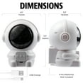 thumbnail image 5 of BrightSide Mini Astronaut Projector - LED Starry Light 5.8" Height x 5.1" Width, 5 of 5