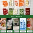 thumbnail image 3 of Biwat 11"x16" Gallon Vacuum Sealer Bags BUNDLE, 120 Pack (100 Clear + 20 Bonus Black), 7-Layer Commercial Grade, BPA-Free, Writable, Puncture-Resistant, Freezer Safe, for Meal Prep & Sous Vide, 3 of 4