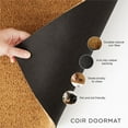 thumbnail image 2 of DII Pet Print Collection Natural Coir Doormat, 17x29", People Tolerated, 2 of 7