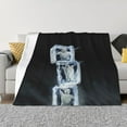 thumbnail image 2 of Movie Ghostbusters Stay Puft Flannel Blanket Ultra-Soft Micro Fleece Throw Blanket For Bed Sofa Couch Car Office Unisex Adult Fuzzy Bed Blanket Cozy Kids Throw Blanket 80"x60", 2 of 7
