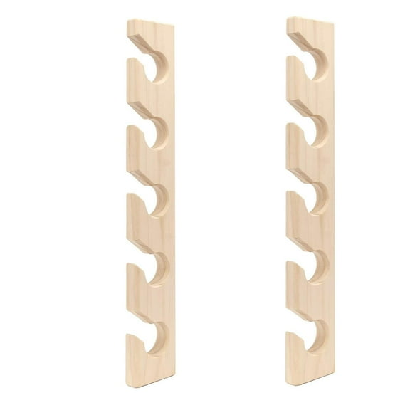 2-pack wooden wall hat rack, wall mount cap organizer, vertical hat storage for closet